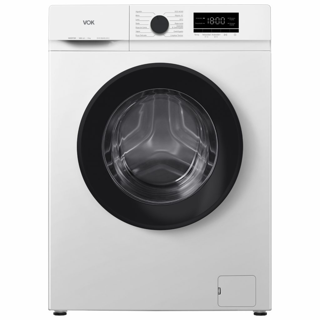 EVW-8BAWL2412  | Lavadora 8Kg | Blanco | Eficiencia Energética A