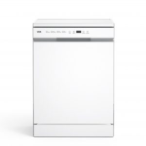 EVD-14FCWADN: Lavavajillas, 60 cm, 14 cubiertos, Blanco, 8 Programas, Clase C